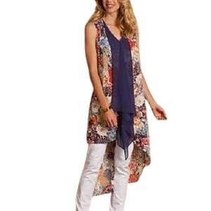 Soft Surroundings Vivianna Sleeveless Tunic Tank - Size Small - EUC